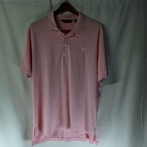 Polo Golf by Ralph Lauren XL Pink Wicking Golf S/S Polo Shirt‎